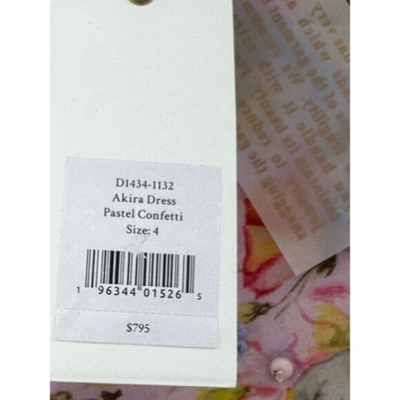 LoveShackFancy Empire Waist Akira Dress (D1434-1132) Size 4 - Picture 14 of 14